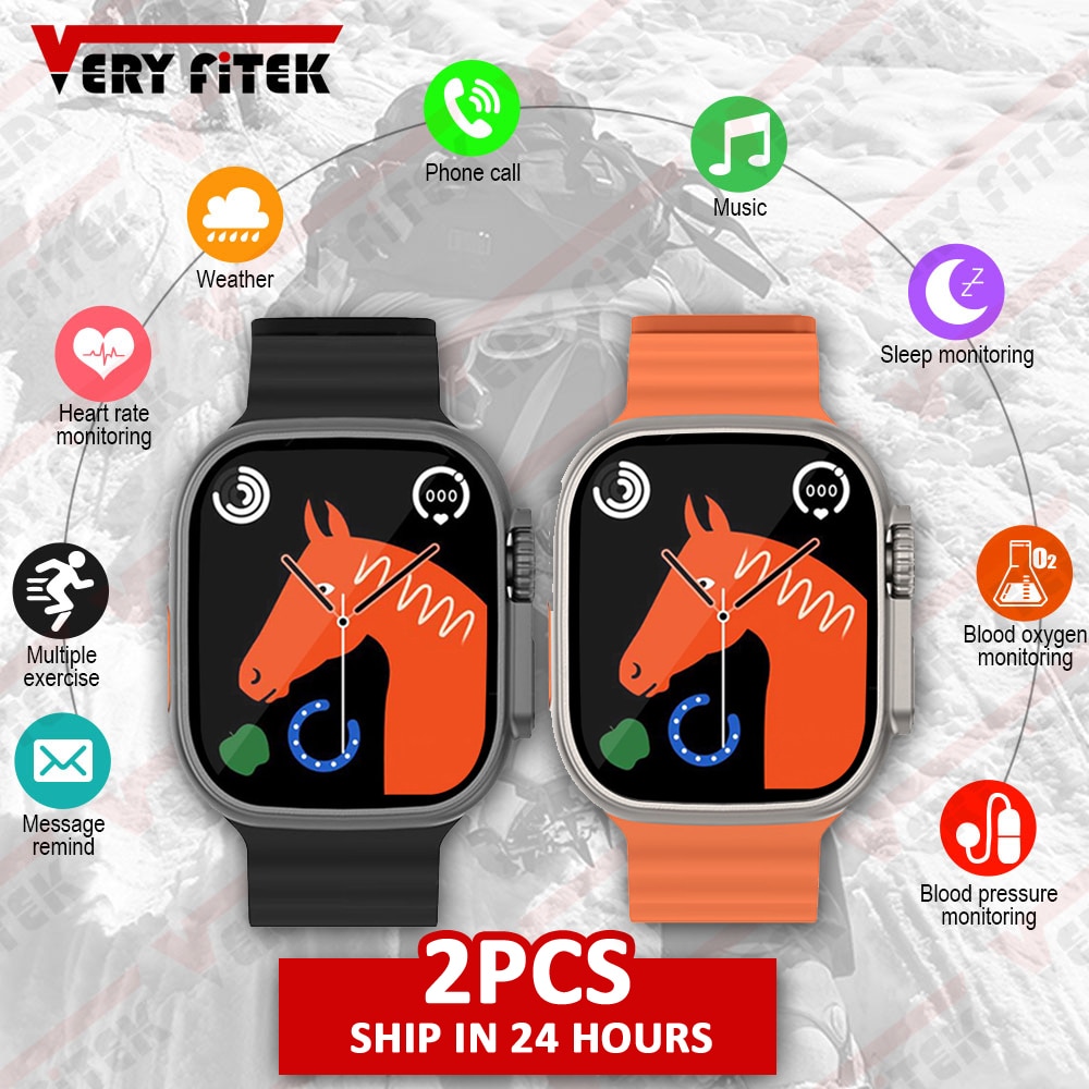 IOS ȵ̵忡   2PCS T800 Ʈ Ʈ ġ ø 8  ȭ       Smartwatch